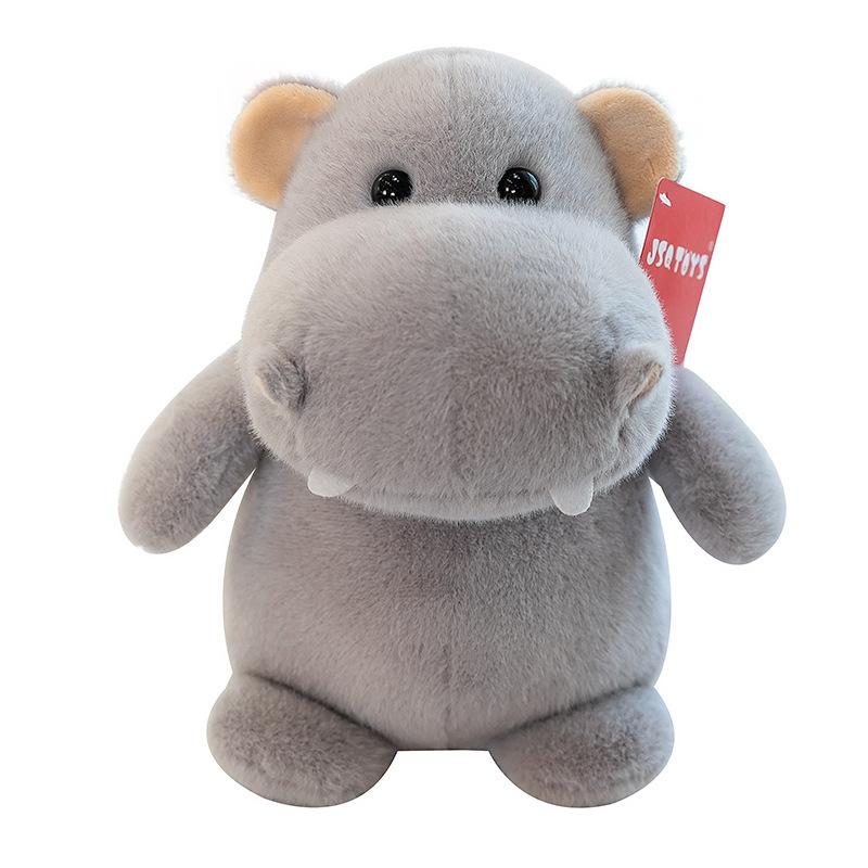 Pangpang Series of Plush Toys Hippopotamus Elephants Dinosaur Dolls Cute Catcher Dolls Wedding Throwing Dolls
