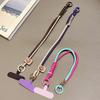 Phone Lanyard Wrist Strap Woven Phone Lanyard Creative Keychain Hanging Rope Anti-lost Security Wristband Universal Short Rope