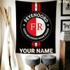 Custom Feyenoord Wall Hanging Printed Fabric Blanket Decorative Tapestries for Bedroom Living Room Home Decor