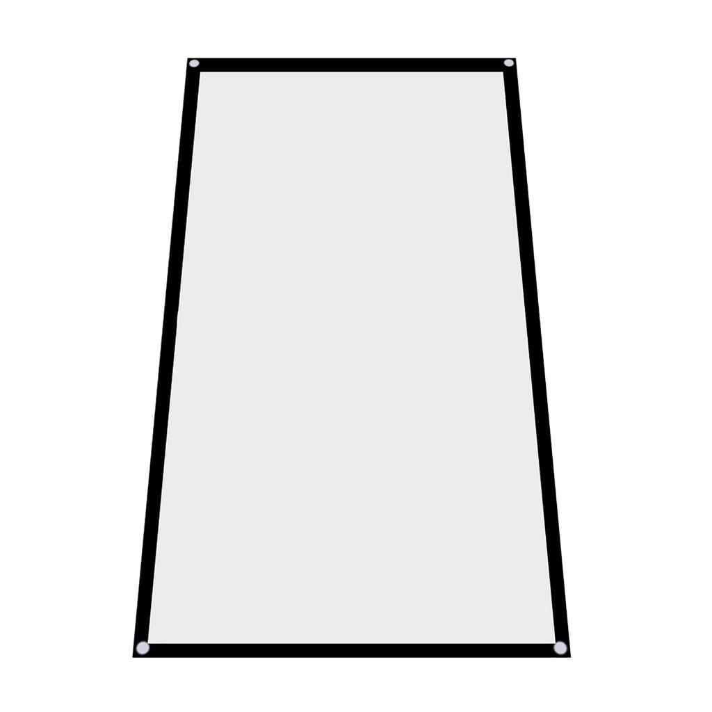 60‑120 Inch Portable Foldable NOn Crease White Projector Curtain Projection Screen 16:9