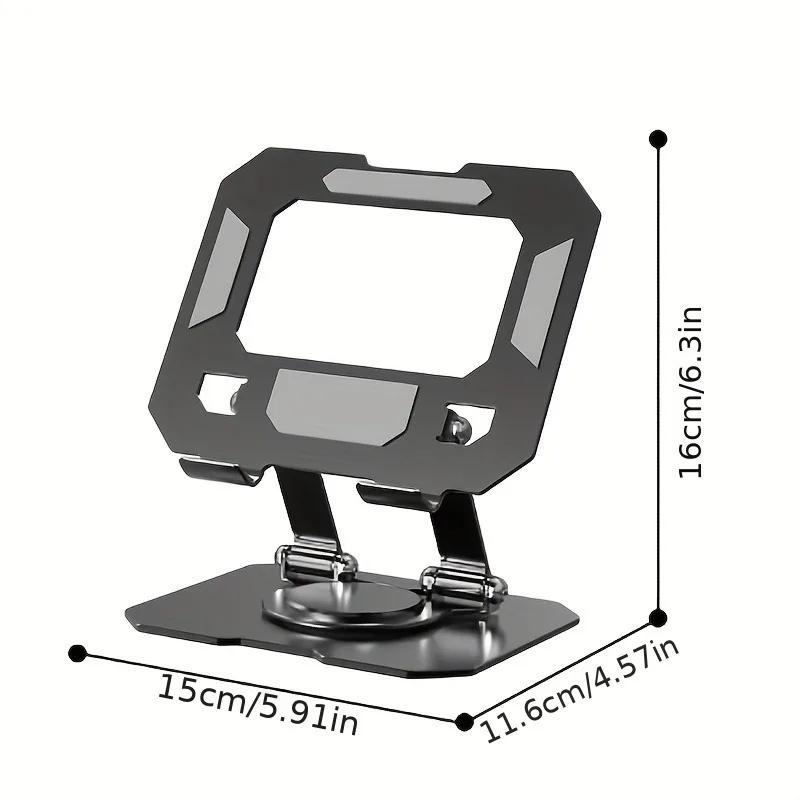 360° Rotatable Tablet Stand Metal Desk Phone Holder Adjustable Lazy Bracket Foldable Compatible For 4-13 Inch Ipad Pro/Air/Min