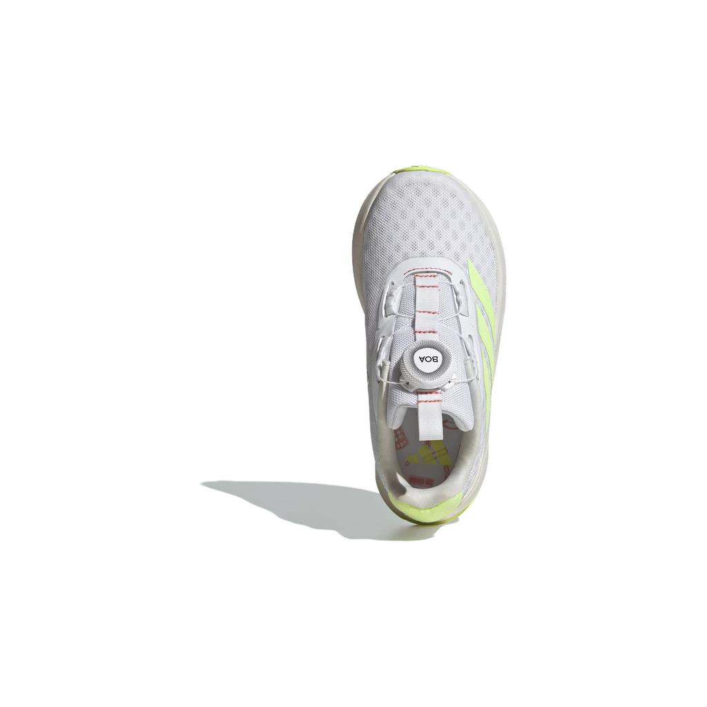 adidas Duramo Sl Mesh Comfortable Non-Slip Shock Absorbing Breathable Low-Top Casual Shoes Kids Sneakers White Green IH5834