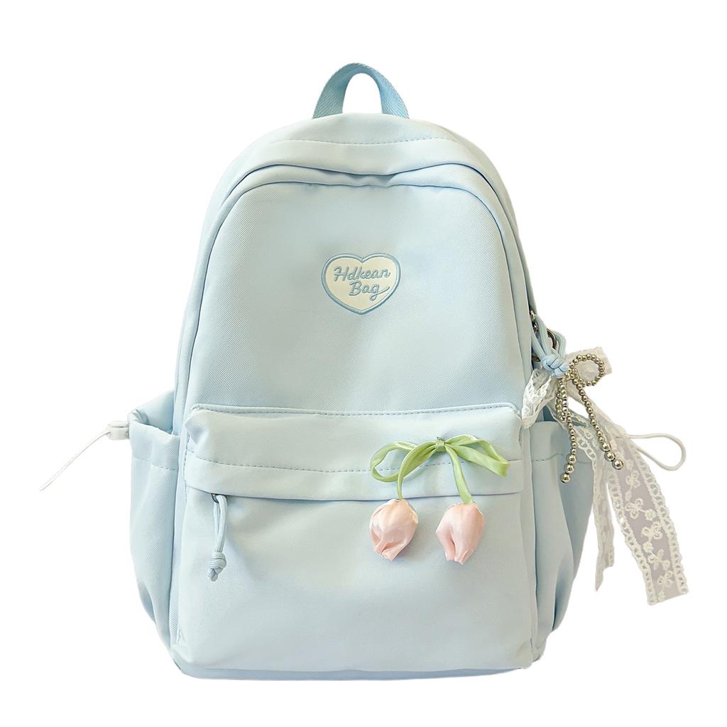 Schoolbag college student schoolbag female ins small fresh Mori trend new backpack female simple casual large capacity backpack