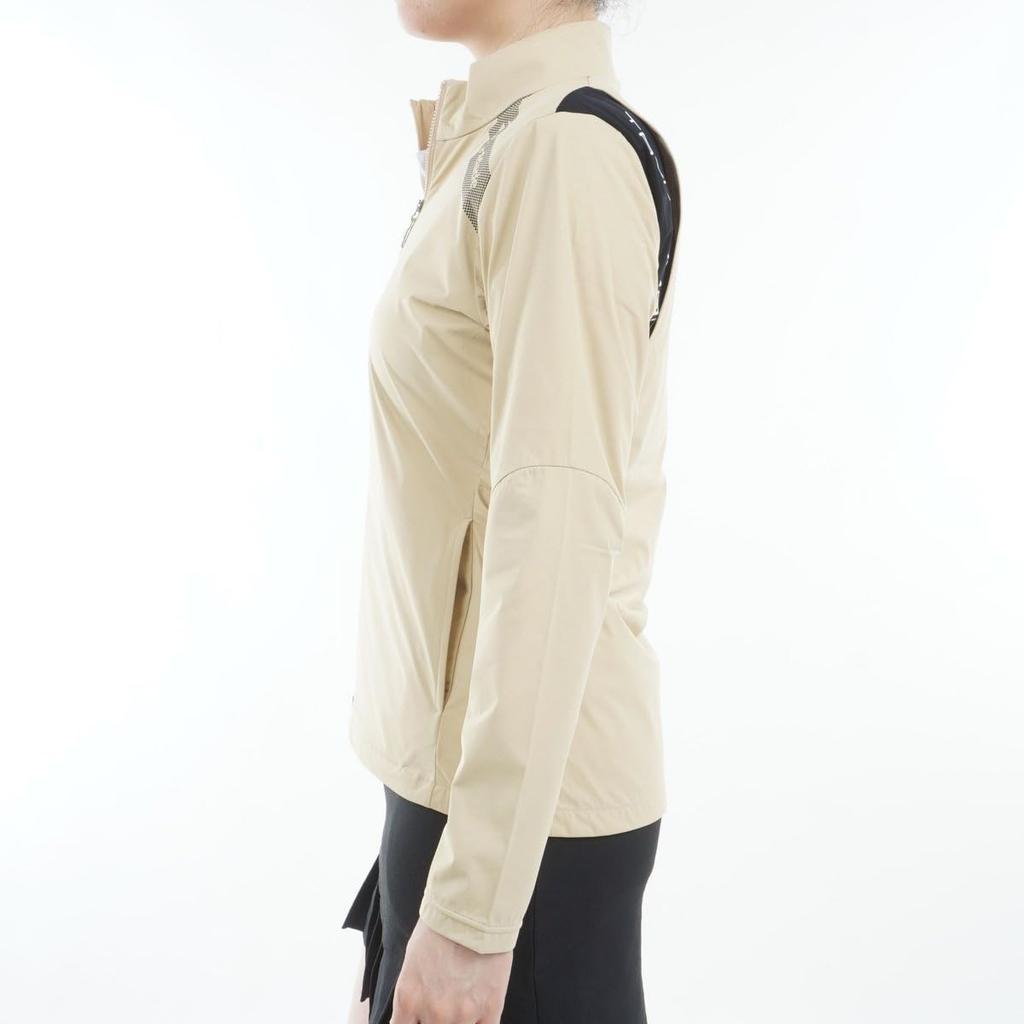 TaylorMade Double-Layer Wind Jacket, Beige, Size Small, Women's, 2024FW UN385