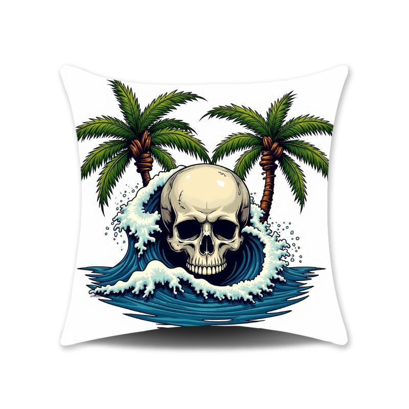 Neue Amerikanisch-Mexikanische Stil Kissenbezüge Bunte Karnevalsblume Totenkopf Sofa Dekorative Kissenbezüge