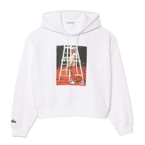 Lacoste Womens/Ladies Print Oversized Hoodie