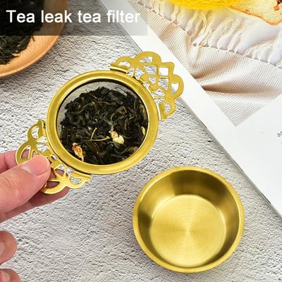 Tea Infuser Stainless Steel Tea Strainer Fine Mesh Tea Diffuser with Double Handles for Loose Leaf Tea