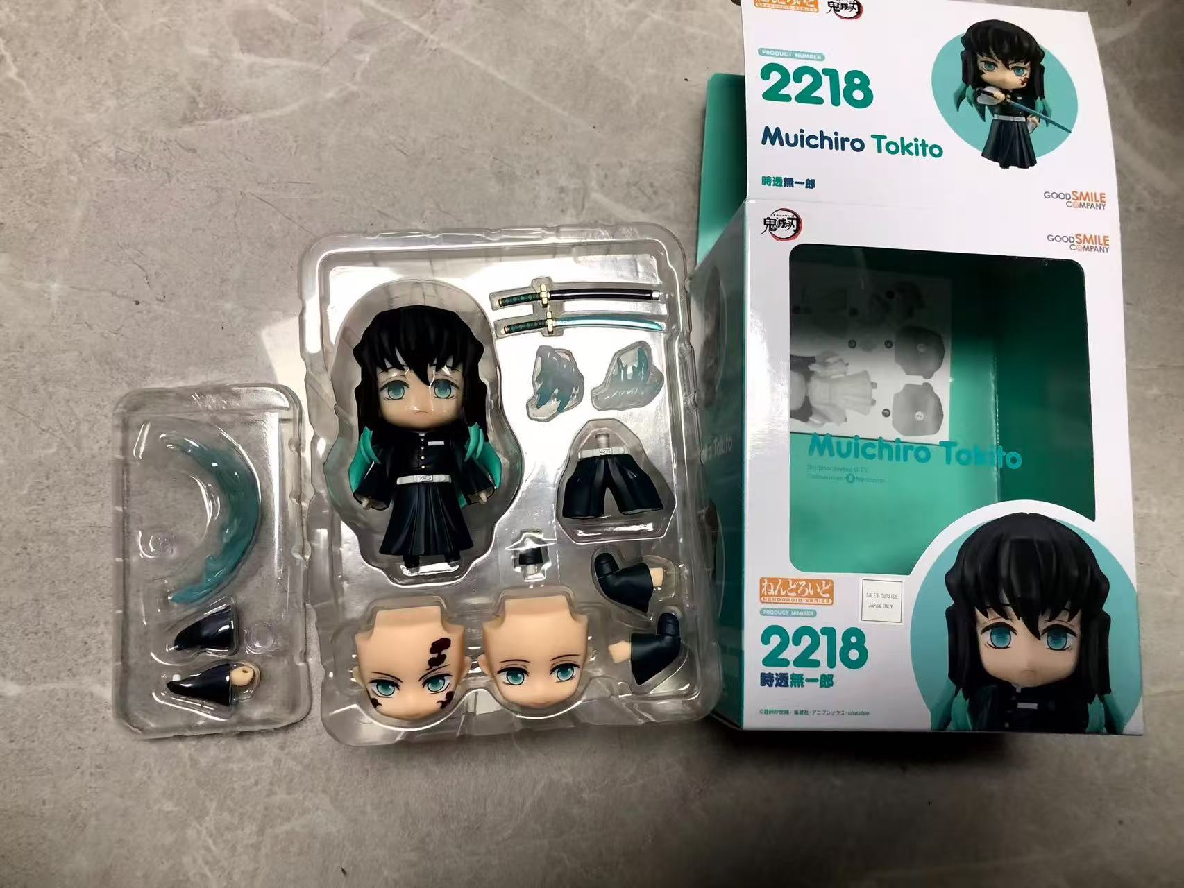 Нендороид 2217 Храм Ганьлу Стекло 2218 Токито Муичиро Q Версия ПВХ Фигурки Действия Запасные Лица Коллекционная Модель Игрушка Подарок