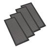 4pcs Floor Vent Mesh Cover PVC Magnetic Dust Proof Floor Register Screen Cover for Home Wall Ceiling Black