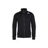 Logo Print Stand Collar Zip Jacket Men Outerwear Black GL2188