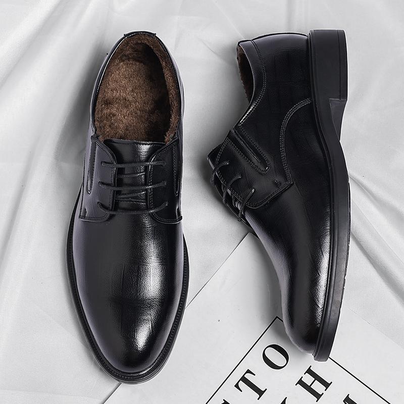 Classic Men'S Leather Oxford Shoes Fashion Man Business Dress Shoes New British Casual Shoe Male Allmatch Formal Derby Footwear