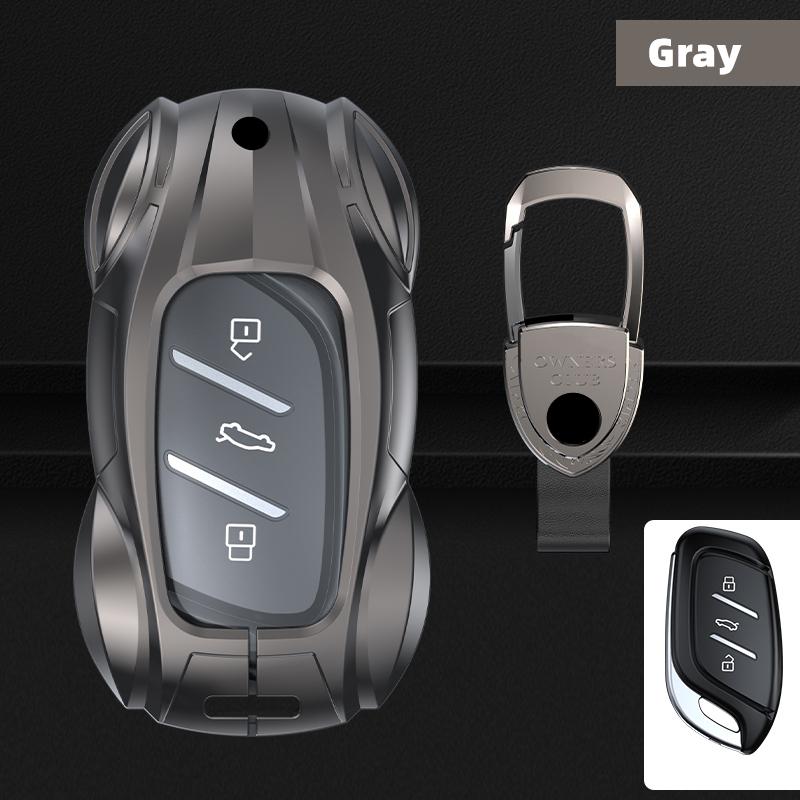 

Metal Car Remote Key Cover Case Holder Shell Protector Chain Keyring Fob For Mg New Zs Ev Mg4 Mulan Ehs Mg5 Mgi5 Mg6 Ezs
