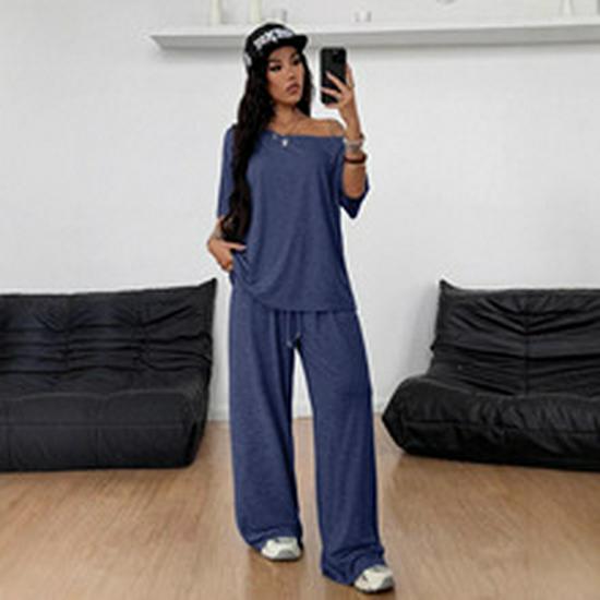 2025 Cross-Border Autumn/Winter Women's Ribbed Knit V-Neck Slim Long Sleeve Top - Stretchy & Comfortable