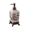 Creative Crack Floral Ceramic Lotion Bottle Bathroom Shampoo Shower Gel Dispensing Bottle Soap Dispenser Bathroom Accessories