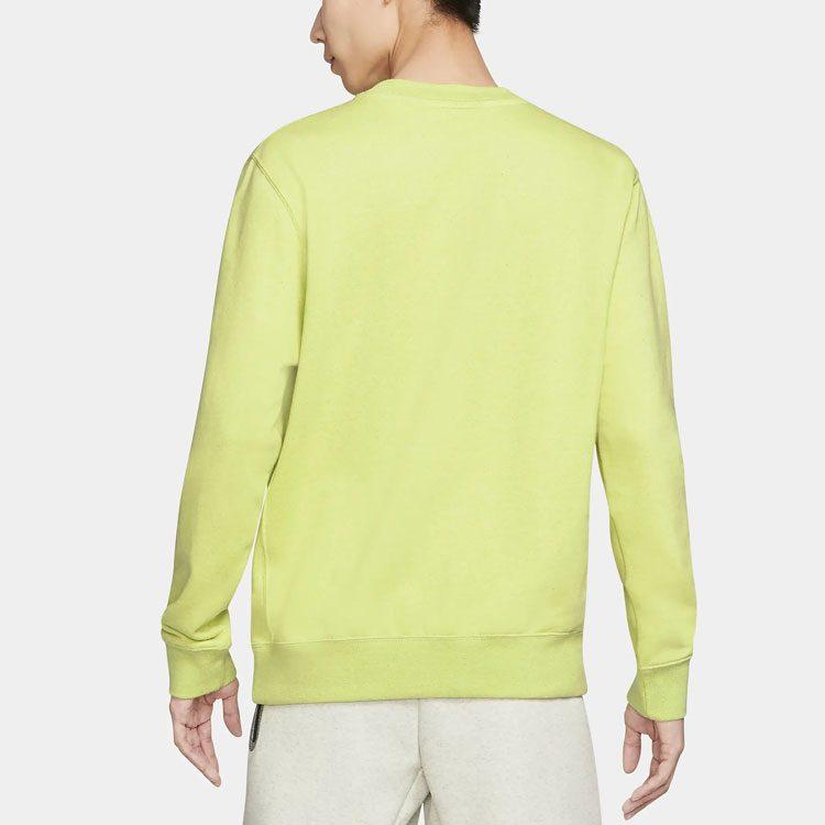 Nike Sweatshirts Men's Green Crew Neck Moderate Regular DA0684-352