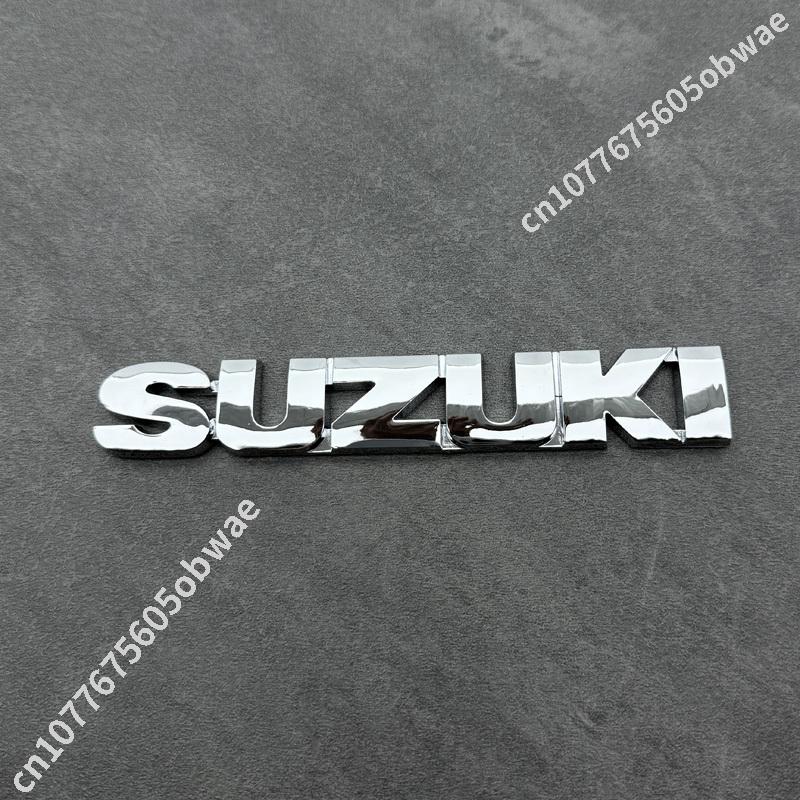 

For Suzuki Swift Jimny Landy Alto vitara fronx SX4 Wagon R Rear Trunk Emblem Logo Badge Sticker Car Accessories Replacement серебряный