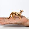 Figurina Leopardo Animali Giocattolo Figure Ocelot Pantera Ghepardo Giungla Animali Selvatici Figure Action Figure Giocattoli di Plastica Regali per Bambini
