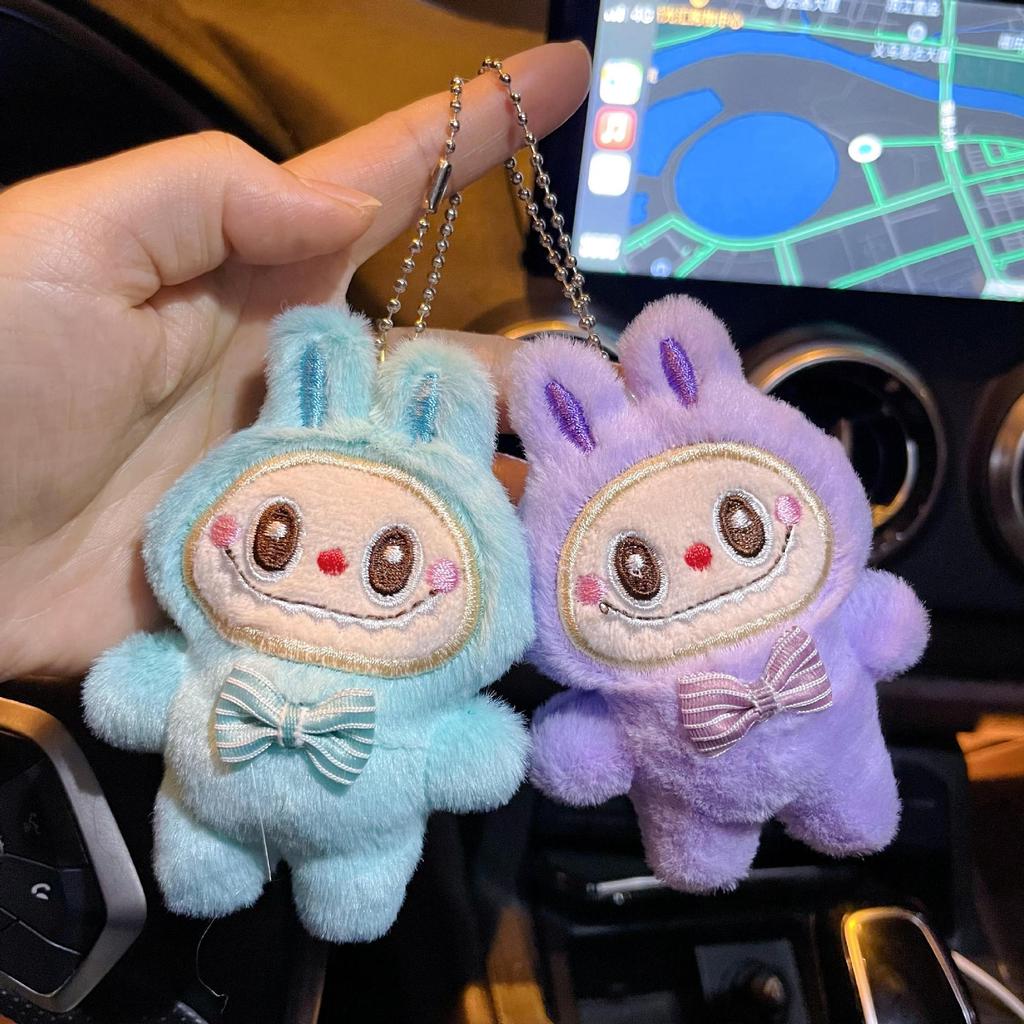 Cute Plush Doll Keychain Creative Cartoon Pendant Bag Charm For Couples