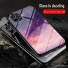 Nothing Phone Starry Sky Glass Case - Soft Edge Protective Cover