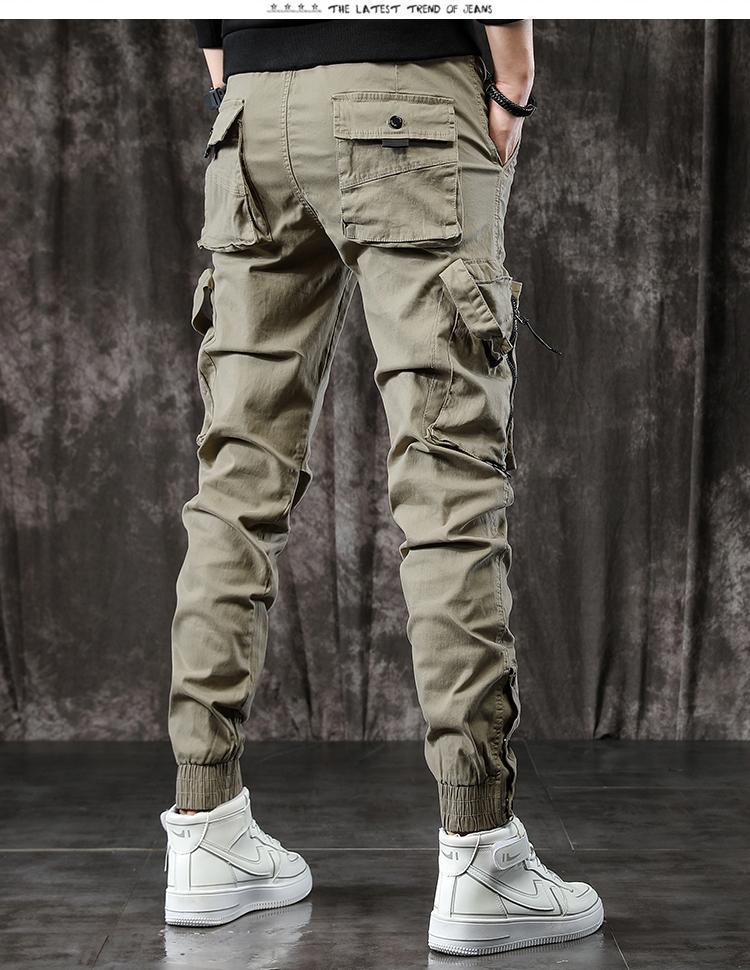 Tuta da lavoro casual tattica da uomo in stile americano con bottoni