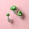 3D Red Mushroom Refrigerator Sticker Standing Sitting Hug Cartoon Refrigerator Decorative Magnetic Sticker Resin Gift