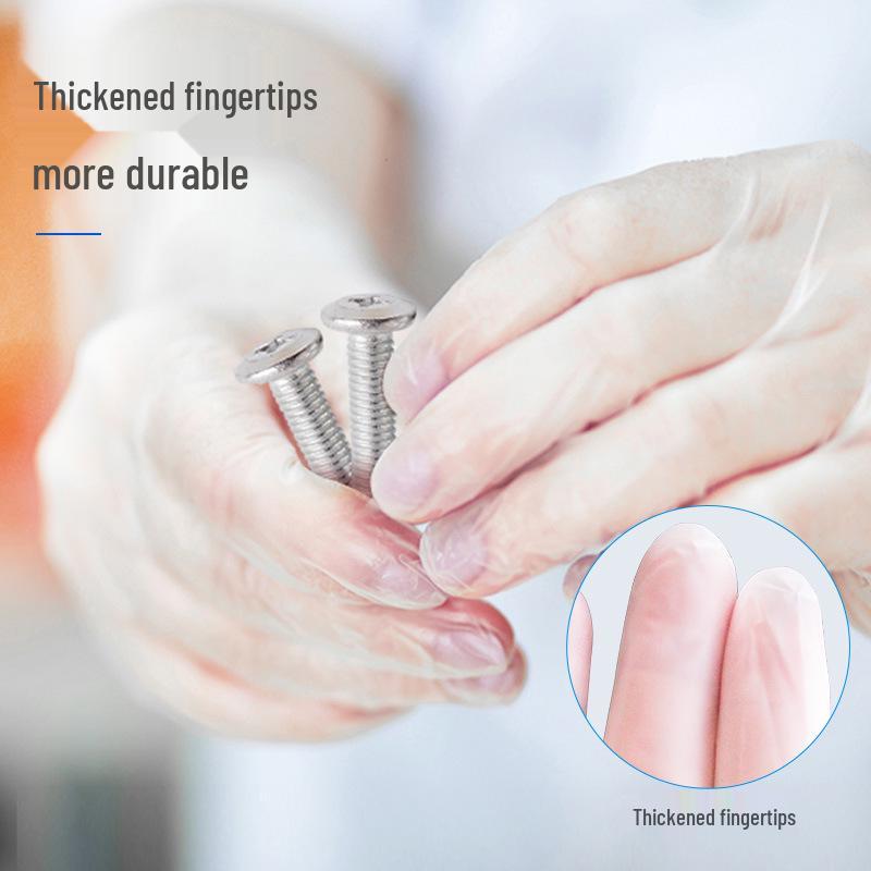 Food Grade Disposable PVC Gloves for Kitchen, Household Chores, Baking, Beauty, and Tattooing