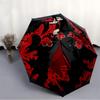 1pc Naruto Automatic Folding Umbrella with 8 Bones, 3-Fold Compact Umbrella, Compact Design On-the-Go Essential, Casual Outdoor Accessory, C