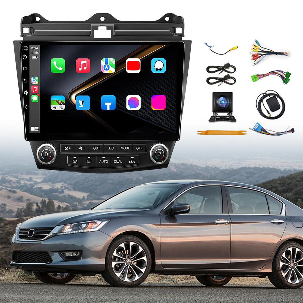 Car Radio Wireless CarPlay Android Auto with GPS WiFi BT FM Radio Android 13 for Honda Accord 7th 2003 2004 2005 2006 2007