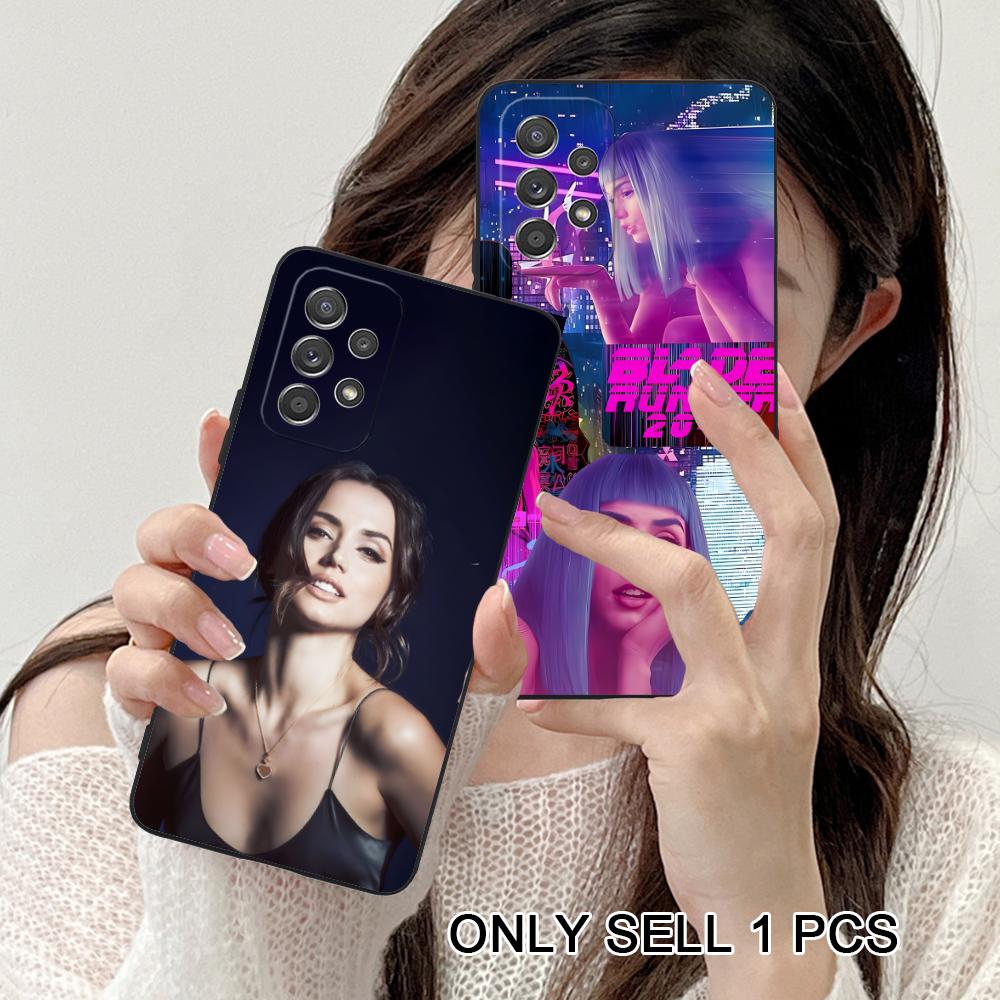 Ana De Armas Matte TPU Mobile Phone Case for Samsung Galaxy A56 55 54 53 52 51 36 35 34 23 16 15 5G Colorful Cover