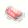 1/2/4pcs brightness wireless LED flash lights, universal flash lights for cars and motorcycles, remote control warning lights