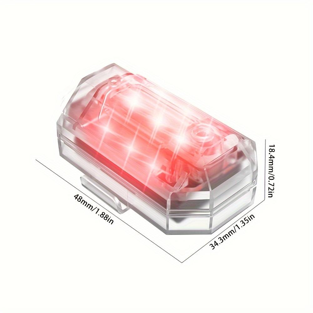 1/2/4pcs brightness wireless LED flash lights, universal flash lights for cars and motorcycles, remote control warning lights