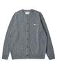 Beyond Closet Ilp Signature Wappen Soft Touch Round Cardigan Gray