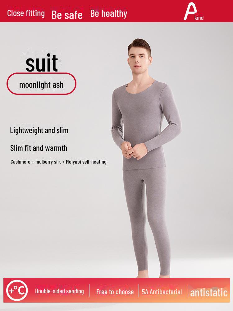 

Женский термобелье из немецкого кашемира и шелка - утепленное для осени и зимы XL