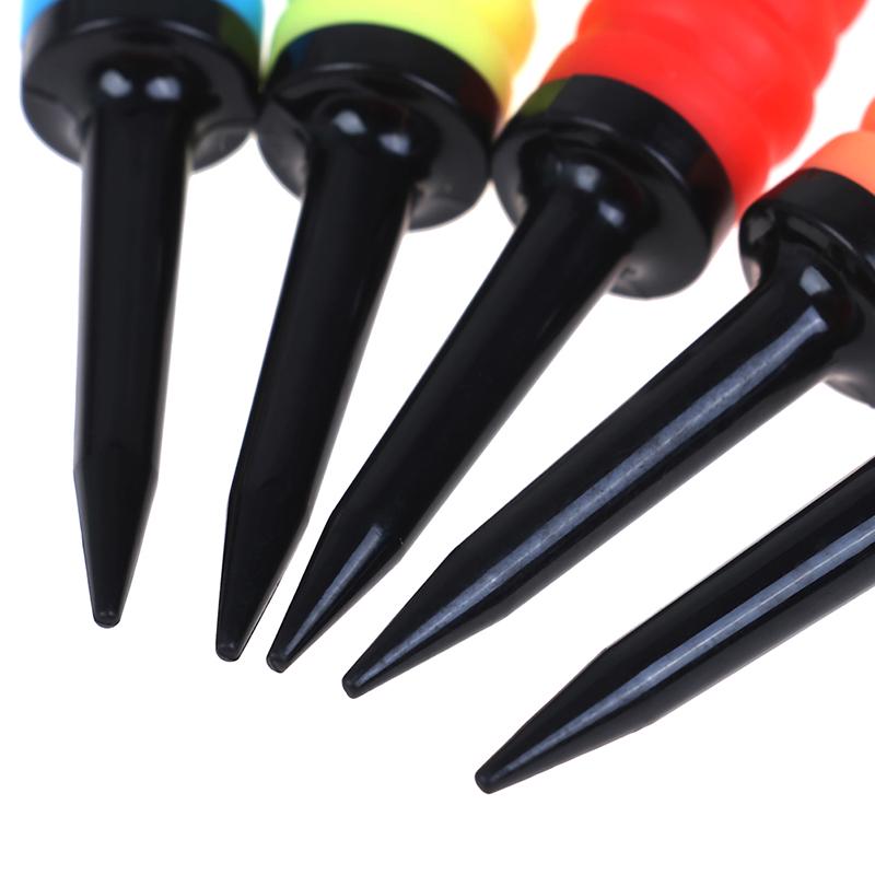 1 buc. Tee de golf elastic din cauciuc moale, elastic, cui pentru minge, rezistență limită, tee pentru minge
