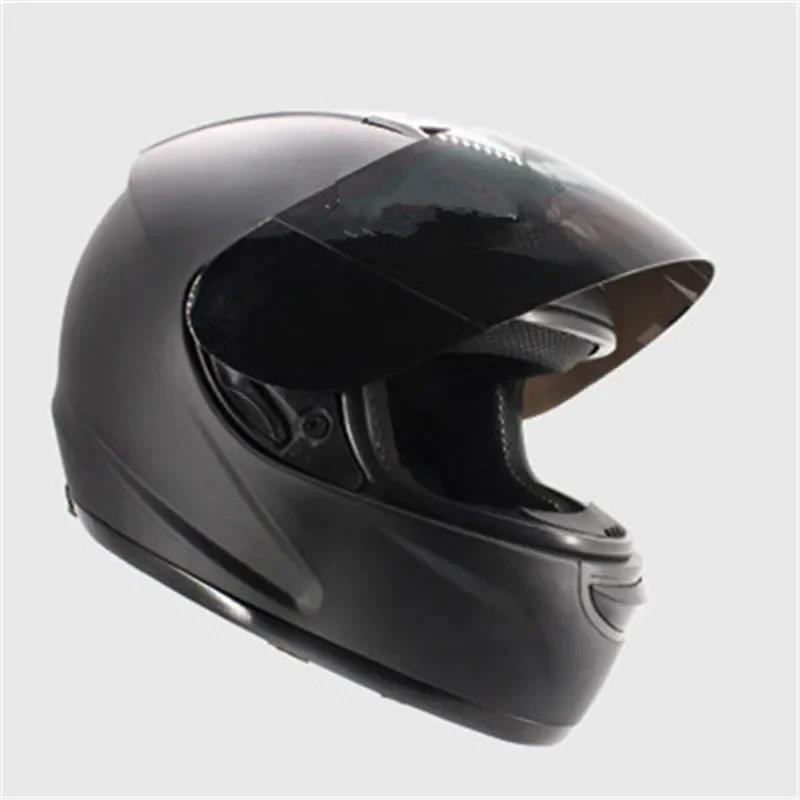 Full Face Motorcycle Helmet with Dual Shield Removable Washable Neck Warmer And Extra Lens ABS PC Material Safety In M L XL XXL