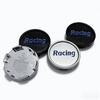 4pcs 58mm 53mm Car Wheel Center Caps With Racing Logo Emblem Badge Wheel Hubcaps Rim Center Dust Cover Replace Hub Accessories