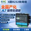 Zhiqian IoT 4-Port RS232 To Ethernet Serial Server & Modbus Gateway