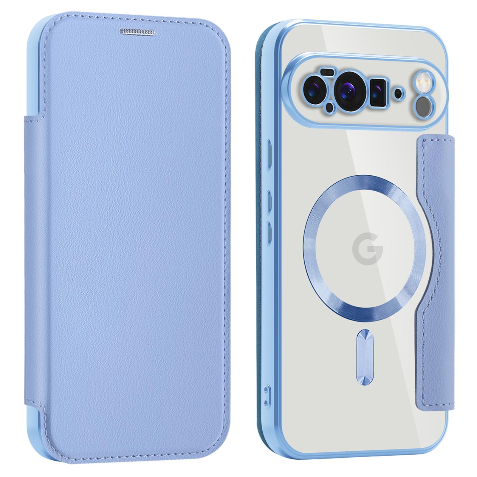 

For Google Pixel 10 Pro XL Magnetic Case RFID Blocking Leather Phone Cover F