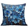 New Flower Pillowcase Imitating Three-dimensional Oil Painting Style Creative Floral Home Living Room Sofa Cushion Pillowcase