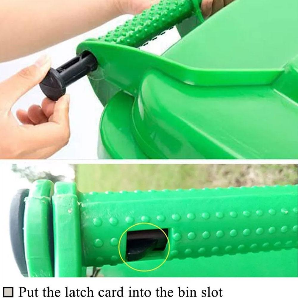 2 Pezzi Perni Cerniera Coperchio Cestino Pattumiera Bulloni di Collegamento Chiusure in Plastica Bidoni dei Rifiuti Contenitori per la Spazzatura Mercanzie per la Casa