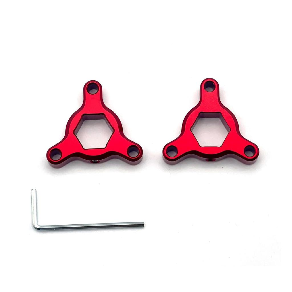 RIZES Initial Adjuster Bike Motorcycle Front Fork Universal Diameter 14mm Adjustment Custom Parts Preloaded Aluminum 2pcs Set Red
