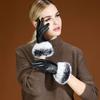 Women’s Winter Touchscreen Sheepskin Gloves - Warm, Windproof, Fur-Lined for Driving, Skiing, Riding