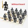 Skeleton Soldiers, Skeleton Corps with Weapons, Building Blocks, Humanoid Dolls, Toys, Birthday Gifts, Cartoon Characters.