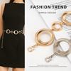 Fashionable and Noble Temperament Metal Waist Chain Women's European and American Dress Ring Accessories Design Belt Women's Style