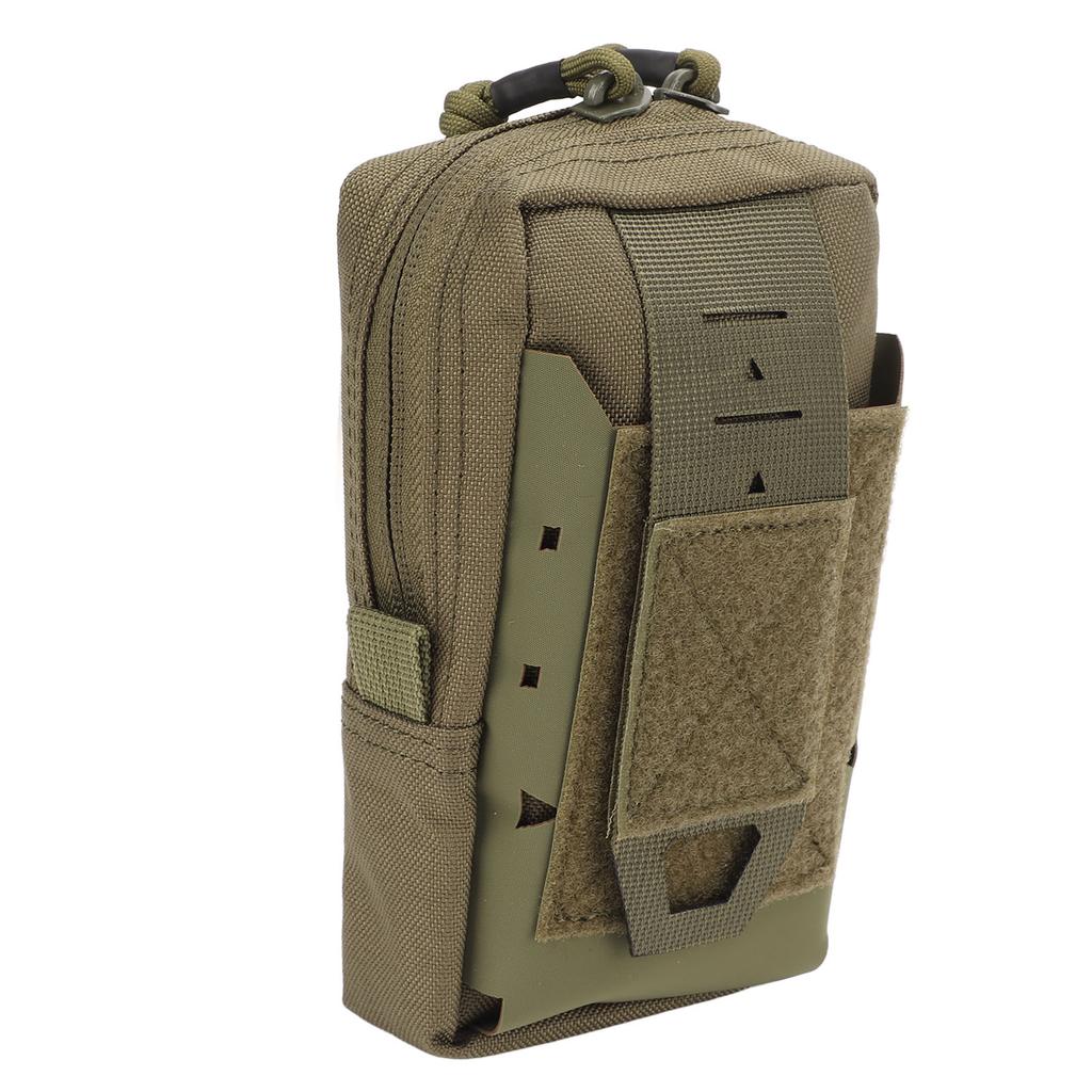 Molle Beutel Tasche Militärisch Outdoor Weste Pack Tasche Handyhülle Jagd EDC Werkzeugtasche für Wandern Angeln Grün