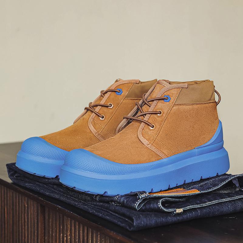 Snow boots fur integrated new winter