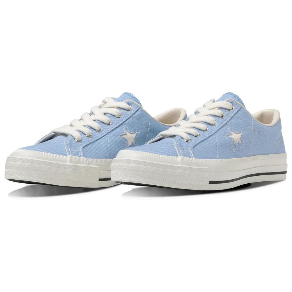 Converse One Star Vtg Canvas Comfortable Versatile Durable Low-Top Sneakers Unisex sneakers Blue 35200572