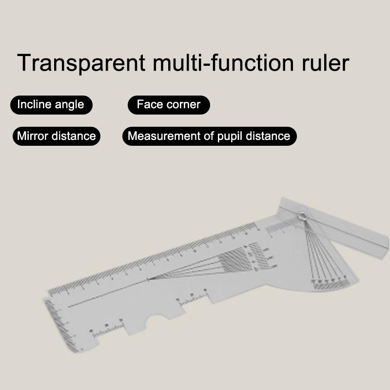 1 Stück Multifunktionale Hilfs-Brillenanpassungs-Messwerkzeuge Schrägwinkel-Lineal Entfernungsmesser Auge Ophthalmologisches Werkzeug