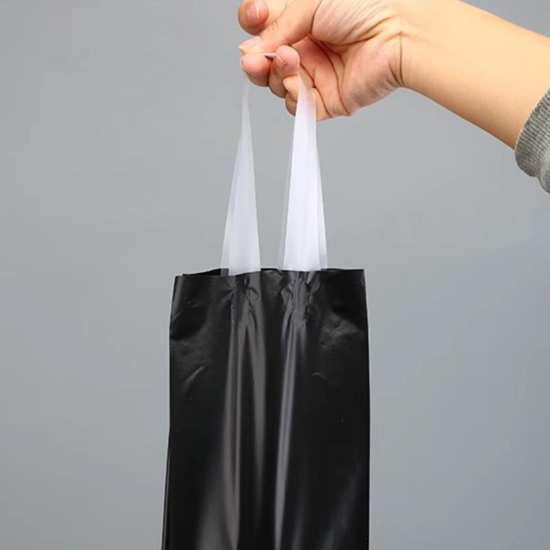 Reusable Red Wine Tote Bag Single Wine Packaging Tote Thickened PE Hotel Universal Pouch Load Bearing and Durable Plastic Bag Black packaging pouch
