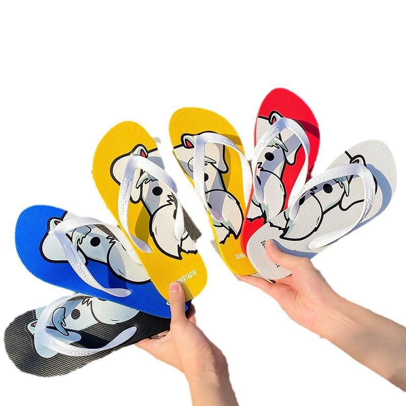 Flip-flops men's summer cool slippers non-slip pinch casual beach shoes personalized outer wear